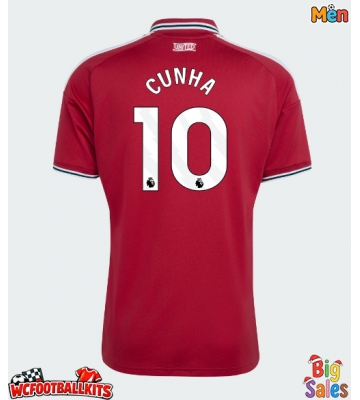 Manchester United Matheus Cunha #10 Replica Home Stadium Shirt 2026-27 Short Sleeve